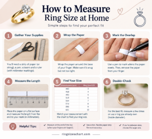 How to Measure Ring Size at Home