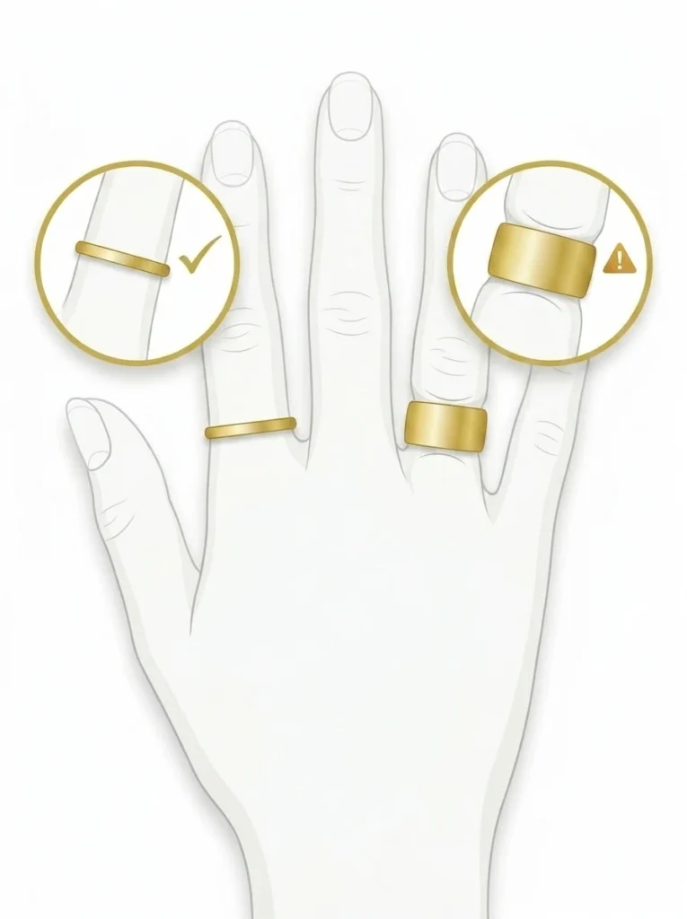 ring width & height