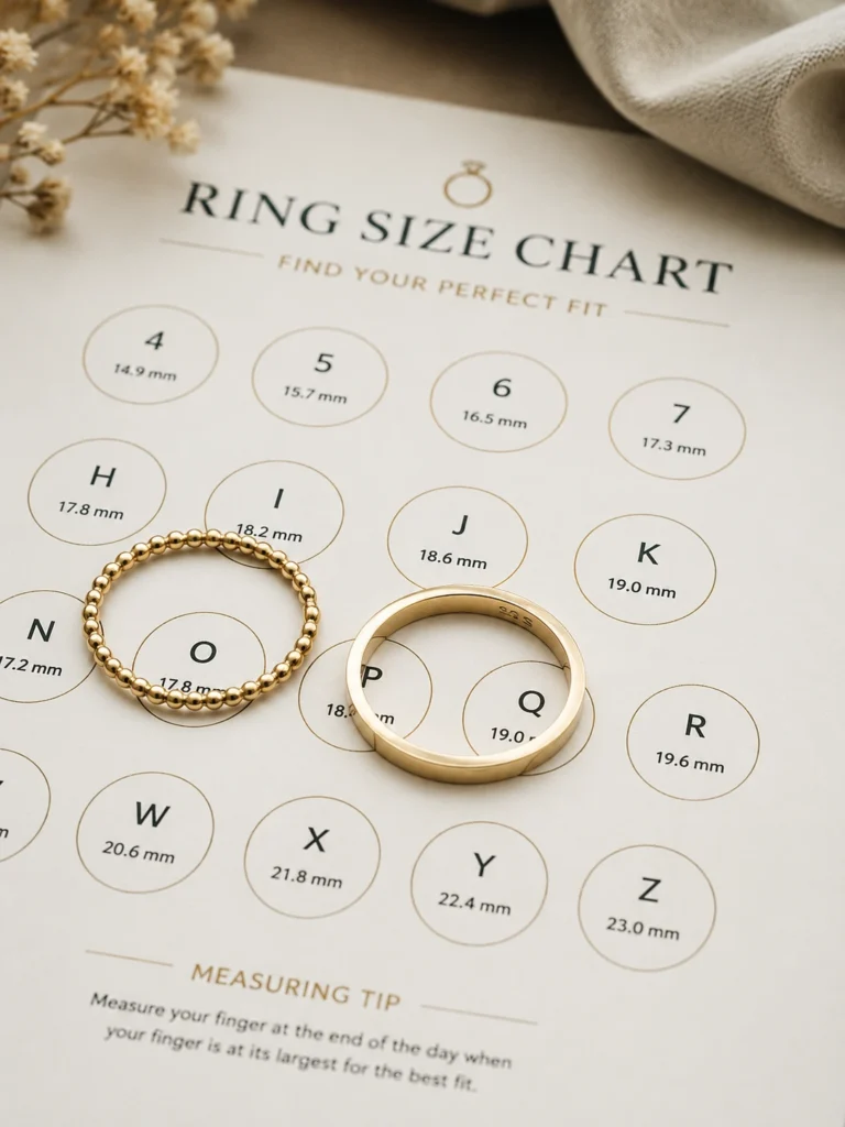 rings size printable